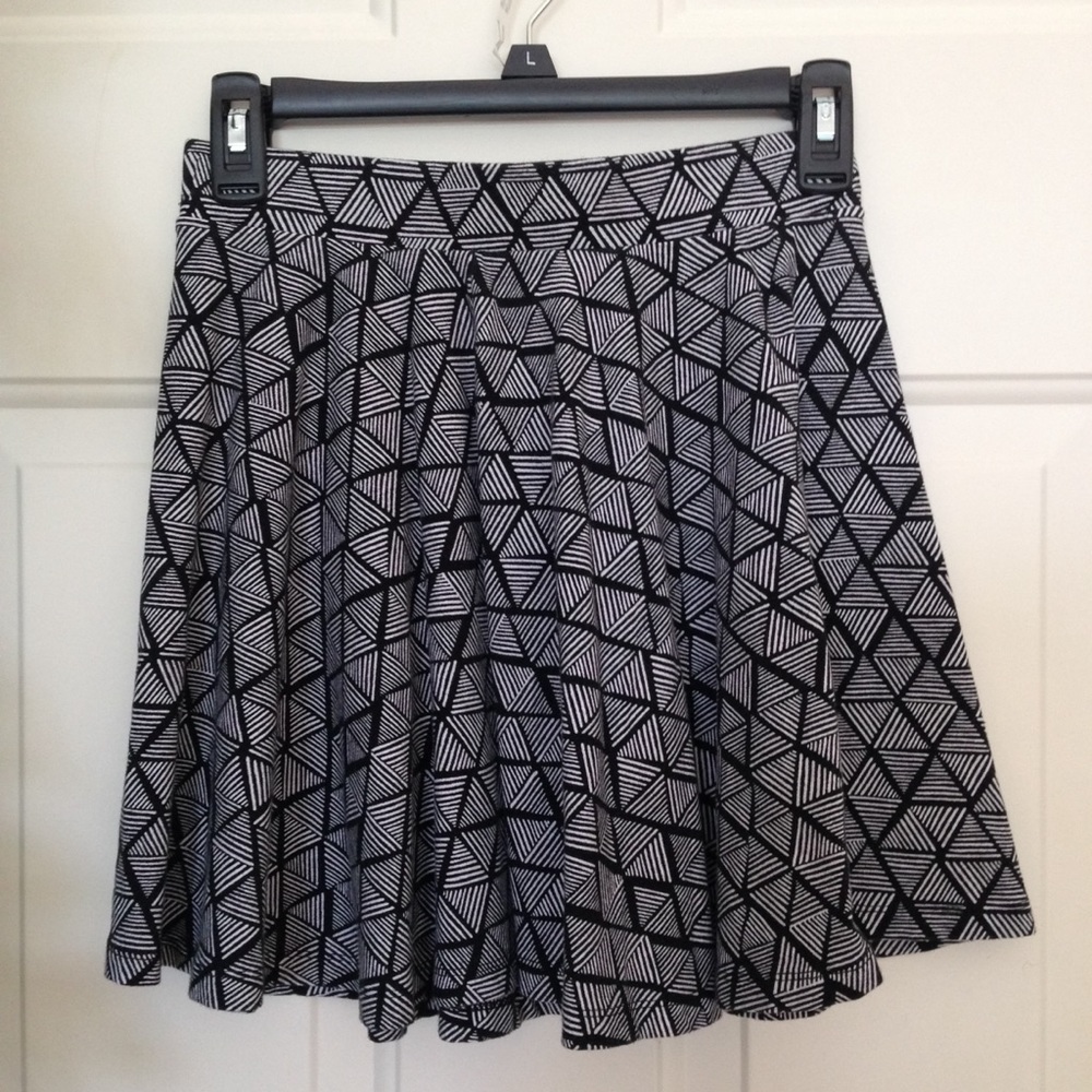 Pattern Skater Skirt